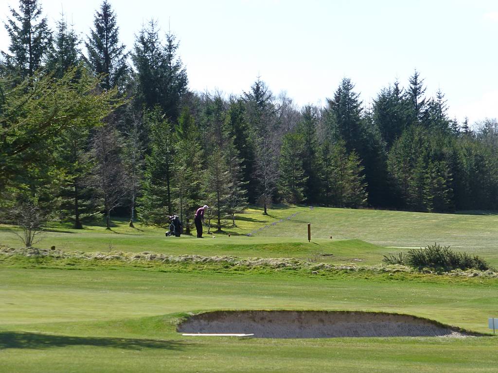Hollandbush Golf Course. 16th April 2015